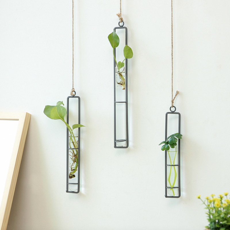 Hanging Flower Vase - Small - Wall planter for home decor | Living room, bathroom & bedroom decoration ideas