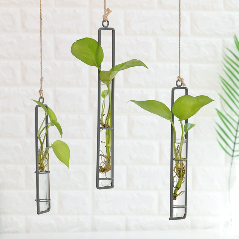 Hanging Flower Vase - Small - Wall planter for home decor | Living room, bathroom & bedroom decoration ideas
