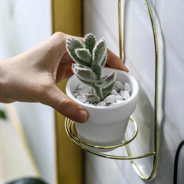 Flowering Pots with Handles - Indoor planters and flower pots | Home decor items