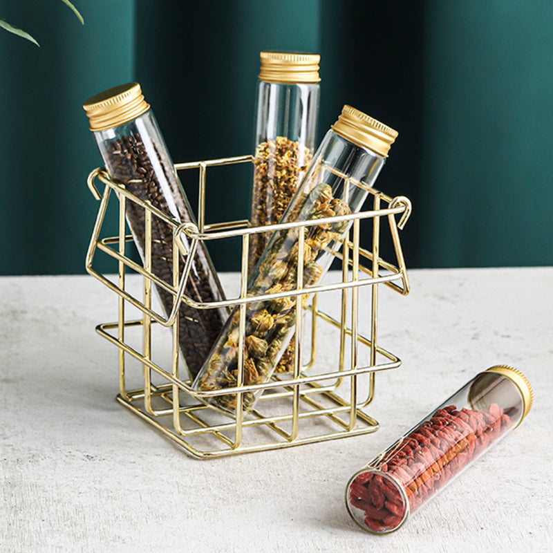 Metal Stand with Mini Jar - Jar