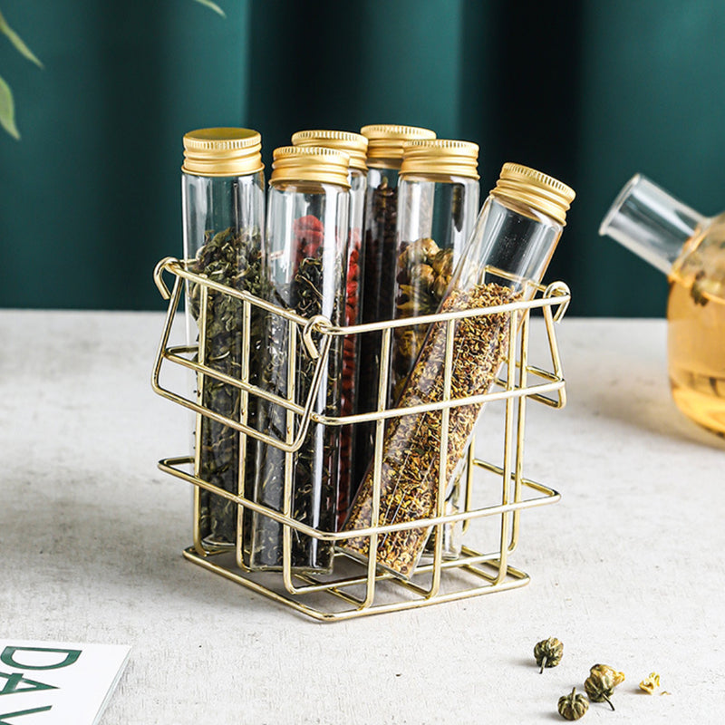Metal Stand with Mini Jar - Jar