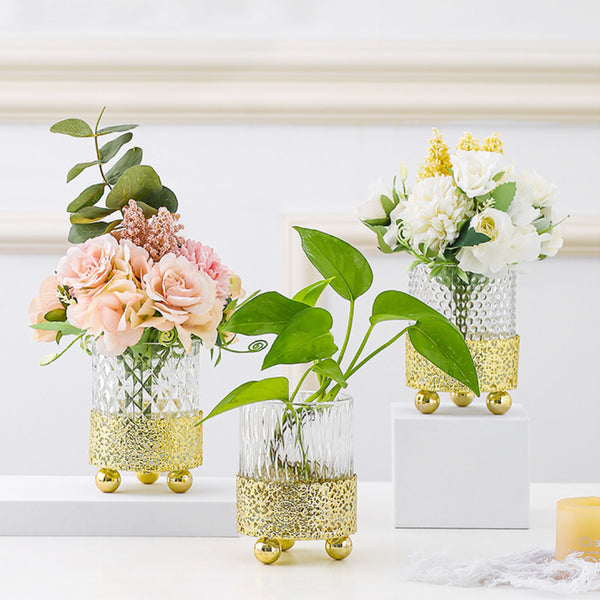 Textured Glass Planter - Indoor planters and flower pots | Home decor items