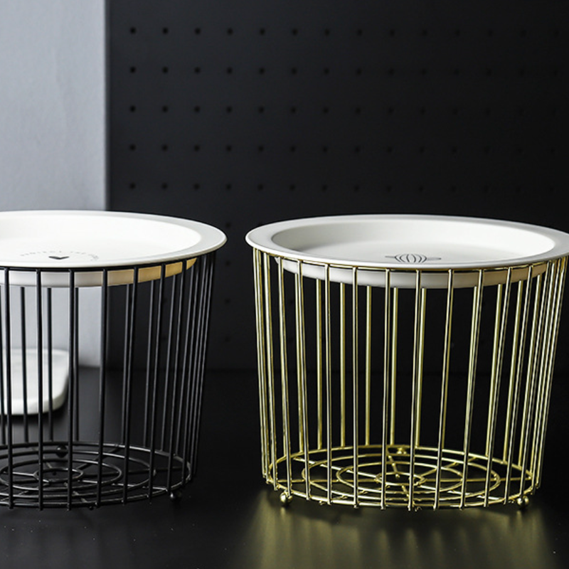 Porcelain Saucer Fruit Basket - Basket | Fruit basket