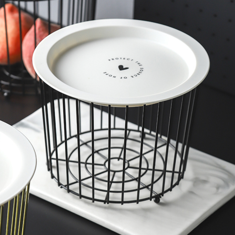 Porcelain Saucer Fruit Basket - Basket | Fruit basket