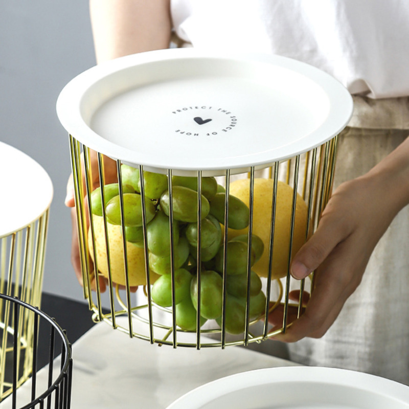 Porcelain Saucer Fruit Basket - Basket | Fruit basket
