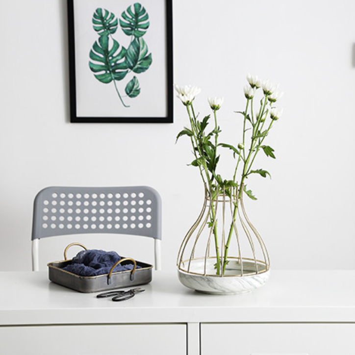 Deep Plate Planter - Ceramic flower vase for home decor, office and gifting | Room decoration items