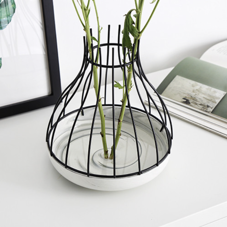 Deep Plate Planter - Ceramic flower vase for home decor, office and gifting | Room decoration items