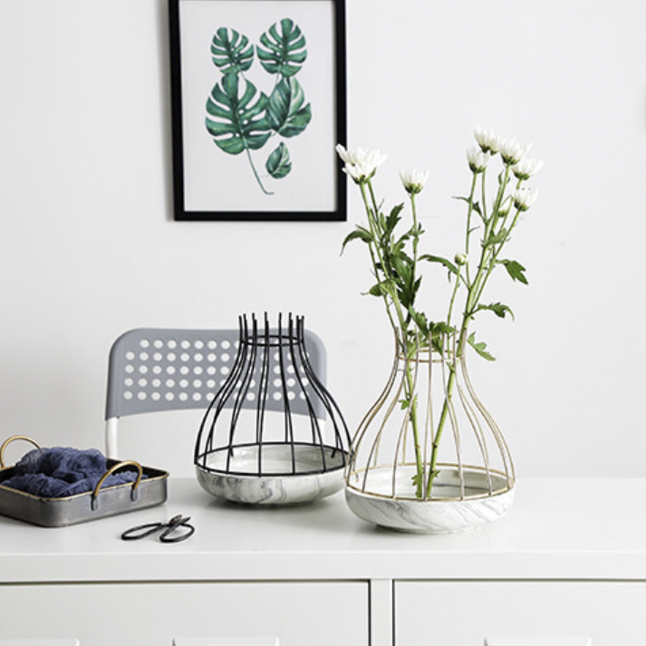 Deep Plate Planter - Ceramic flower vase for home decor, office and gifting | Room decoration items