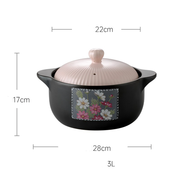 Ceramic Casserole Pot Medium - Cooking Pot