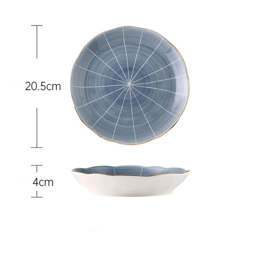 Willow Deep Plate - Serving plate, pasta plate, lunch plate, deep plate | Plates for dining table & home decor