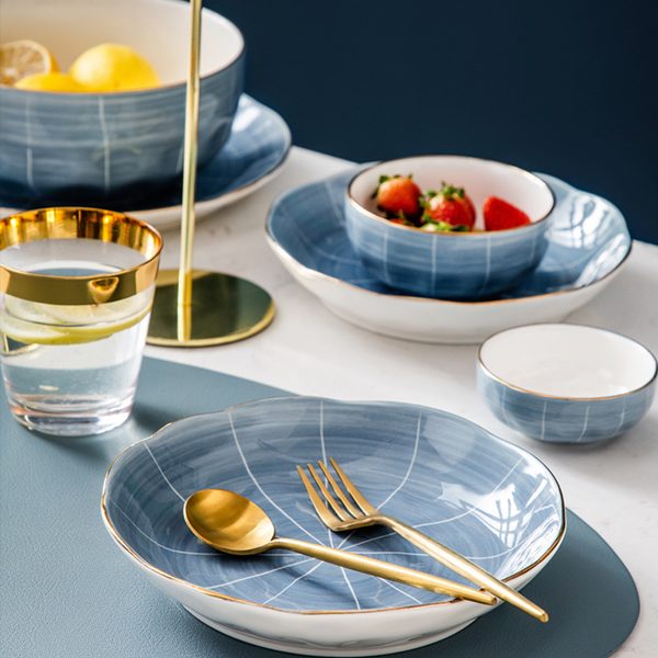 Willow Deep Plate - Serving plate, pasta plate, lunch plate, deep plate | Plates for dining table & home decor