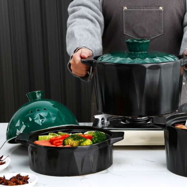 Two in one Cookware with Lid - Cooking Pot