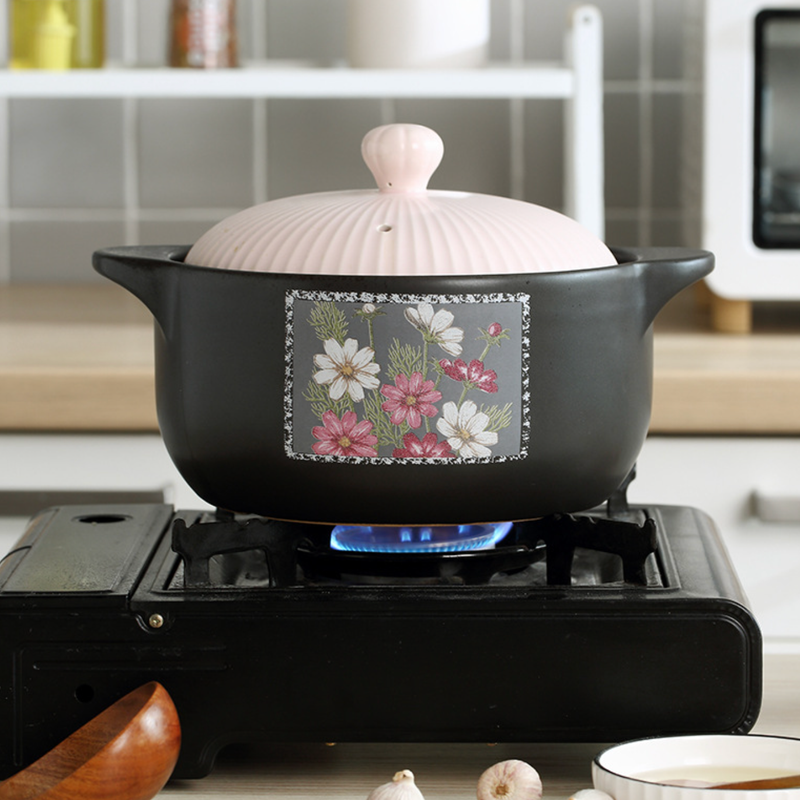 Ceramic Casserole Pot Large - Cooking Pot