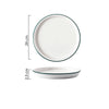 Toujours Dinner Plate - Serving plate, snack plate, ceramic dinner plates| Plates for dining table & home decor