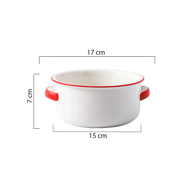 Toujours Curry Bowl With Handle 700 ml - Bowl, ceramic bowl, serving bowls, noodle bowl, salad bowls, bowl for snacks, baking bowls, large serving bowl, bowl with handle | Bowls for dining table & home decor