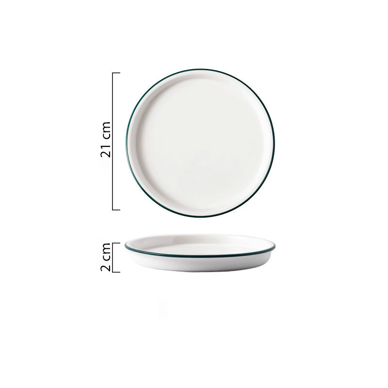 Toujours Appetizer Plate - Serving plate, snack plate, dessert plate | Plates for dining & home decor