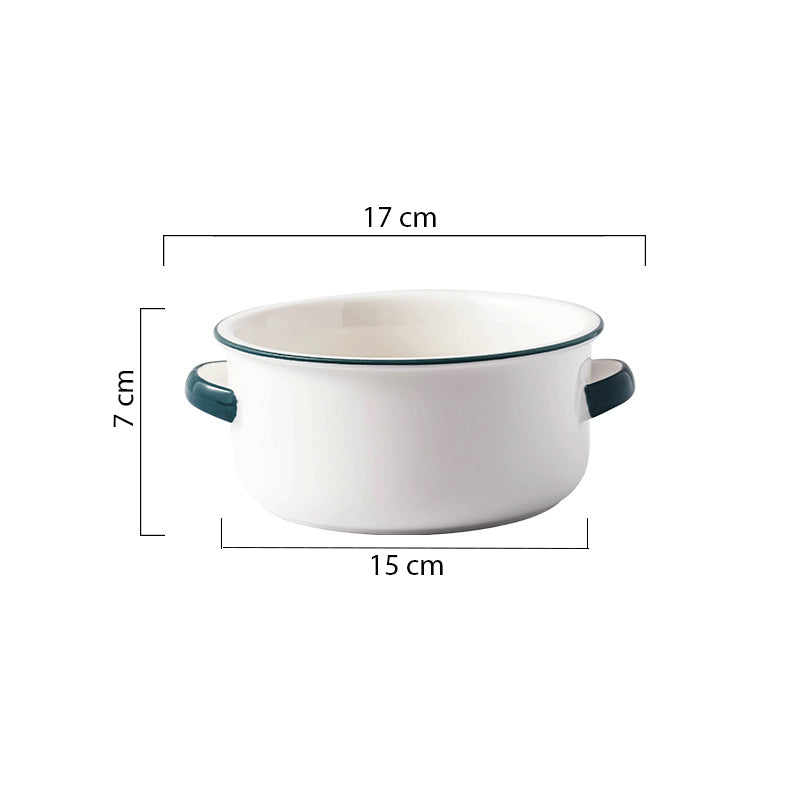 Toujours Curry Bowl With Handle 700 ml - Bowl, ceramic bowl, serving bowls, noodle bowl, salad bowls, bowl for snacks, baking bowls, large serving bowl, bowl with handle | Bowls for dining table & home decor