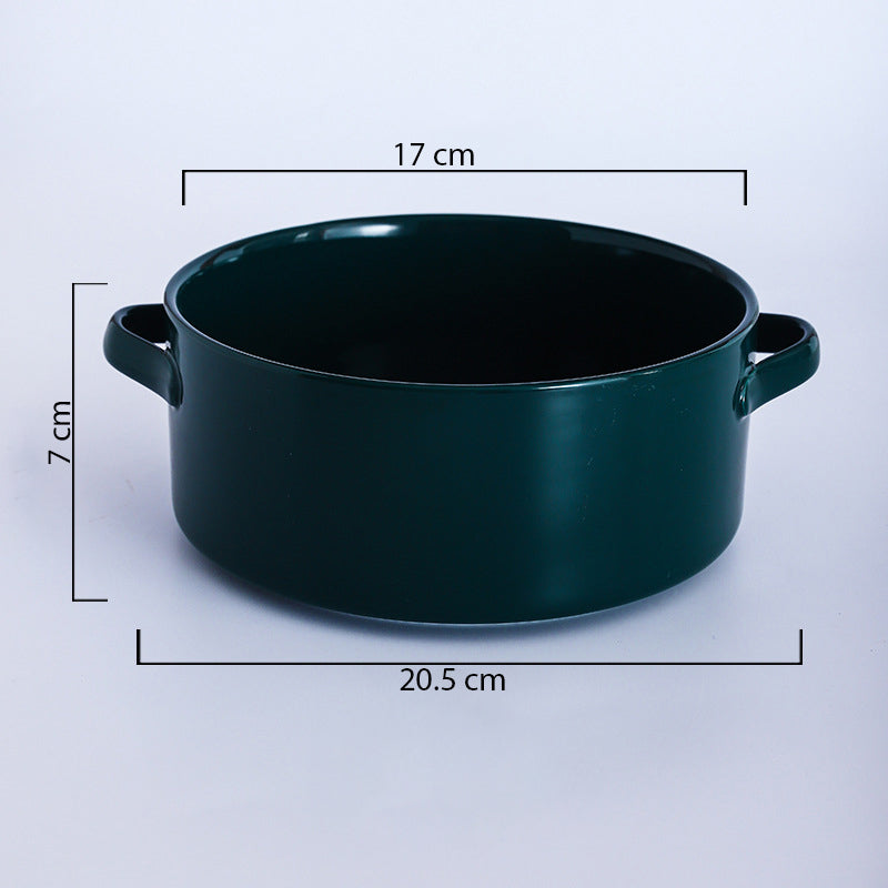 Toujours Noodle Bowl With Handle - Bowl, ceramic bowl, serving bowls, noodle bowl, salad bowls, bowl for snacks, baking bowls, large serving bowl, bowl with handle | Bowls for dining table & home decor