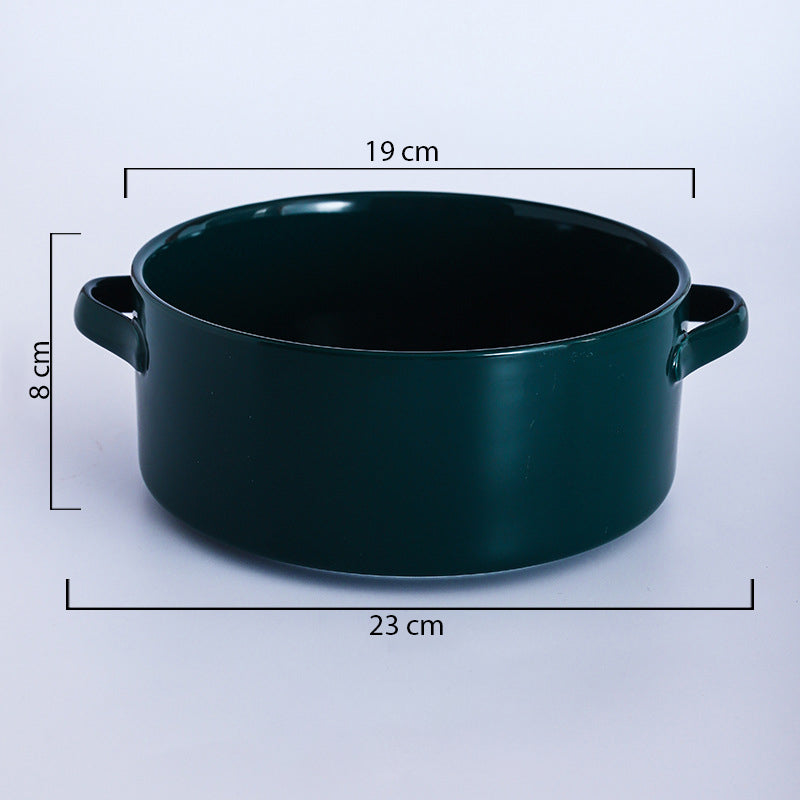 Toujours Baking Bowl With Handle - Bowl, ceramic bowl, serving bowls, noodle bowl, salad bowls, bowl for snacks, baking bowls, large serving bowl, bowl with handle | Bowls for dining table & home decor