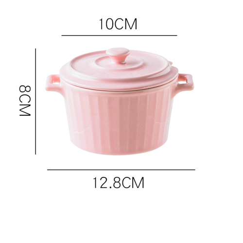 Pink Spice Jar Set With Tray - Jar