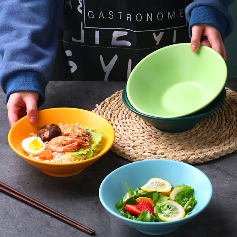 Contemporary Ramen Bowl 700 ml - Soup bowl, ceramic bowl, ramen bowl, serving bowls, salad bowls, noodle bowl | Bowls for dining table & home decor