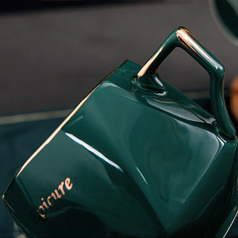 Contemporary Tea Set Green - Tea cup set, tea set, teapot set | Tea set for Dining Table & Home Decor