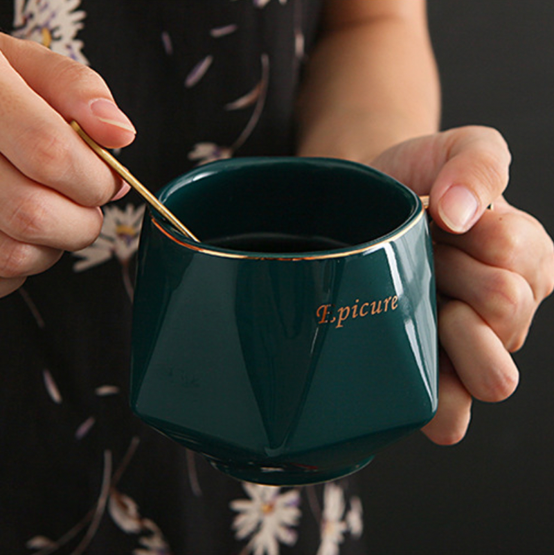 Contemporary Tea Set Green - Tea cup set, tea set, teapot set | Tea set for Dining Table & Home Decor