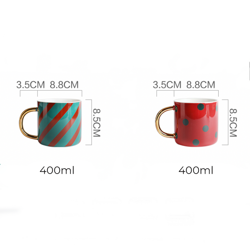 Christmas Tea Mug- Mug for coffee, tea mug, cappuccino mug | Cups and Mugs for Coffee Table & Home Decor