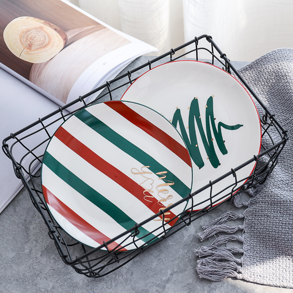 Christmas Dish - Serving plate, snack plate, dessert plate | Plates for dining & home decor