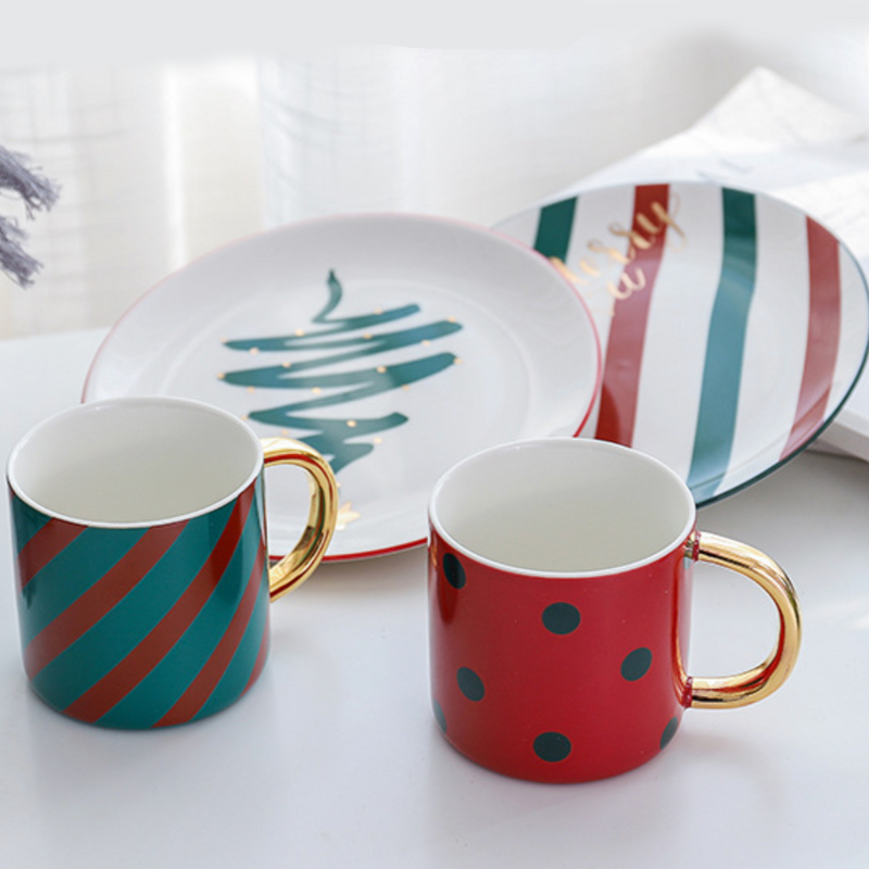 Christmas Tea Mug- Mug for coffee, tea mug, cappuccino mug | Cups and Mugs for Coffee Table & Home Decor