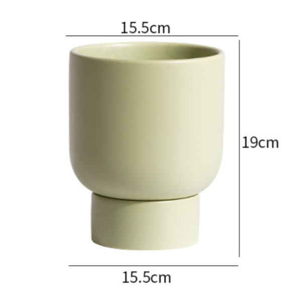 Glazed Flower Planter - Flower vase for home decor, office and gifting | Home decoration items