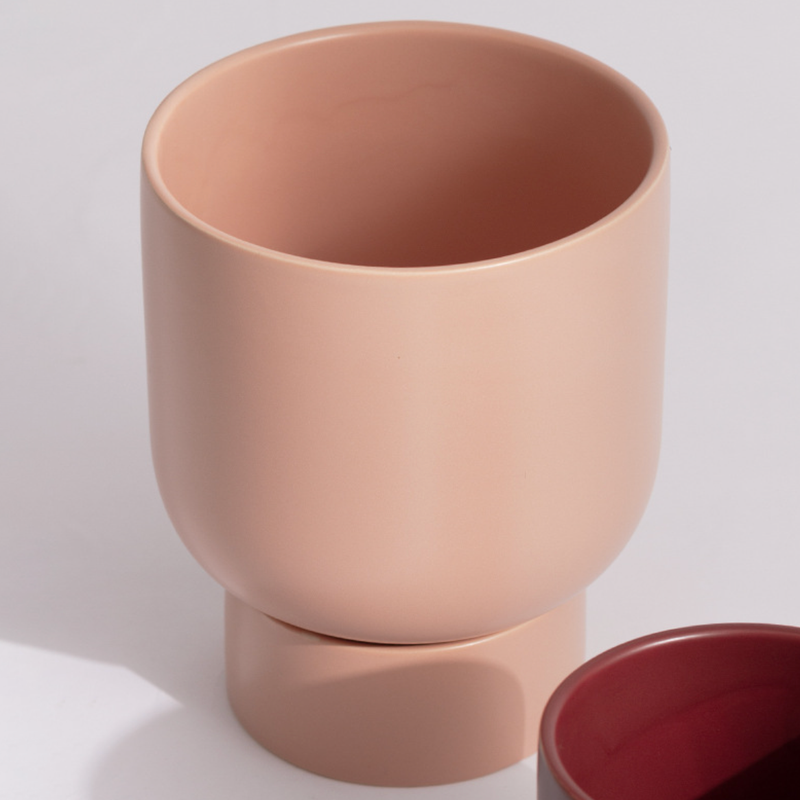 Gloss Finish Planter With Stand - Flower vase for home decor, office and gifting | Home decoration items