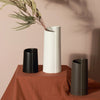 White Tall Abstract Vase - Flower vase for home decor, office and gifting | Home decoration items