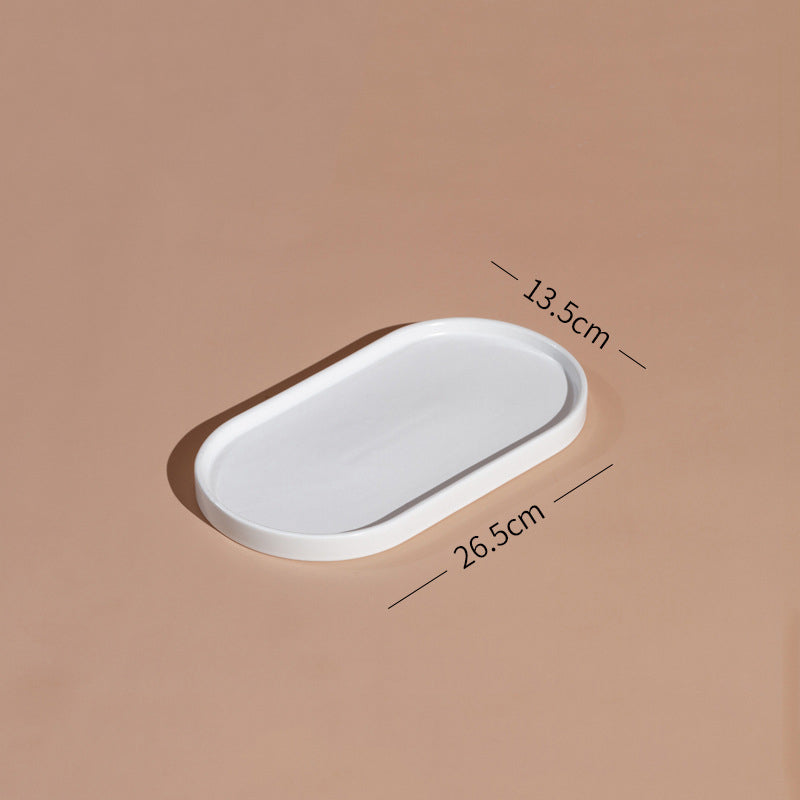 White Trinket Plate