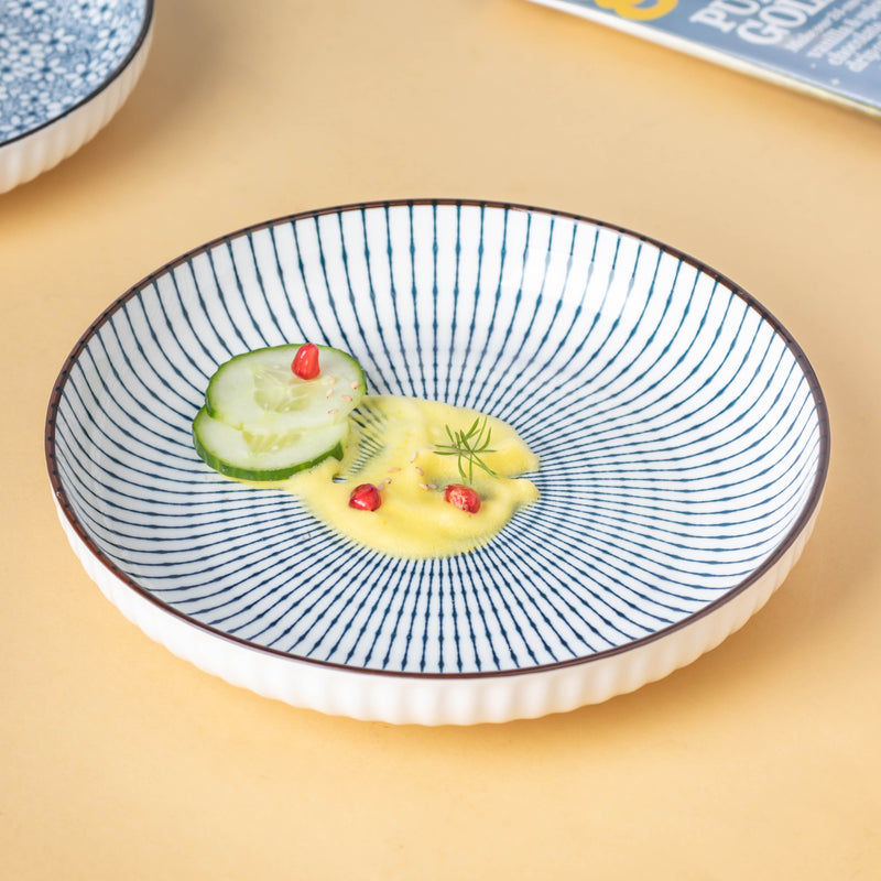 Meraki Appetizer Plate - Serving plate, snack plate, dessert plate | Plates for dining & home decor