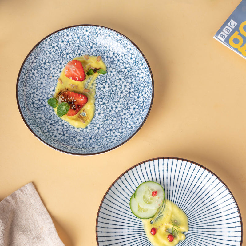 Meraki Appetizer Plate - Serving plate, snack plate, dessert plate | Plates for dining & home decor