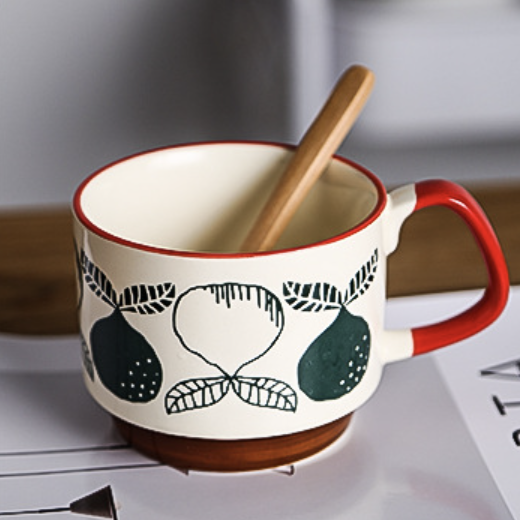 Turnip Multicolour Mug- Mug for coffee, tea mug, cappuccino mug | Cups and Mugs for Coffee Table & Home Decor