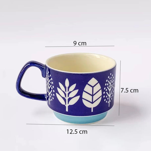 Blue Print Cup- Tea cup, coffee cup, cup for tea | Cups and Mugs for Office Table & Home Decoration