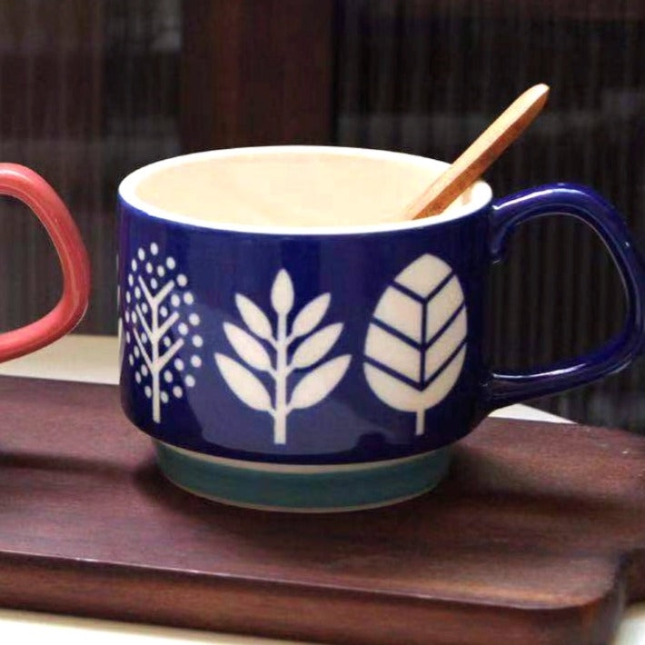 Blue Print Cup- Tea cup, coffee cup, cup for tea | Cups and Mugs for Office Table & Home Decoration