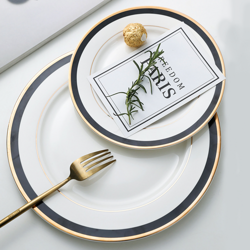 Round Dinner Plate - Serving plate, rice plate, ceramic dinner plates| Plates for dining table & home decor