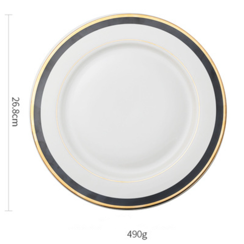 Round Dinner Plate - Serving plate, rice plate, ceramic dinner plates| Plates for dining table & home decor