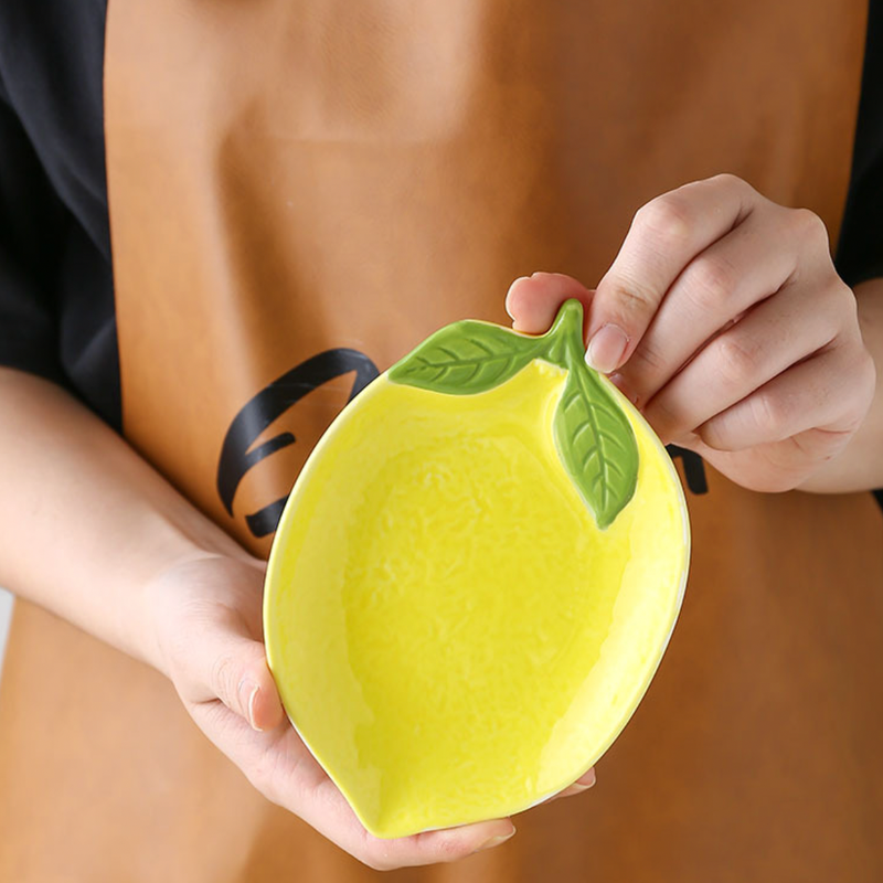 Lemon Small Plate - Serving plate, small plate, snacks plates | Plates for dining table & home decor