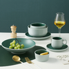 Zoella Dessert Bowl Green 150 ml - Bowl,ceramic bowl, snack bowls, curry bowl, popcorn bowls | Bowls for dining table & home decor