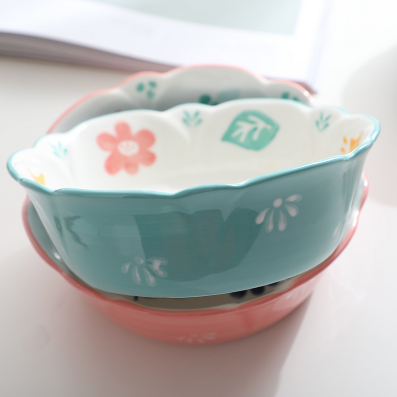 Snack Bowl with Wavy Rim 300 ml - Bowl,ceramic bowl, snack bowls, curry bowl, popcorn bowls | Bowls for dining table & home decor