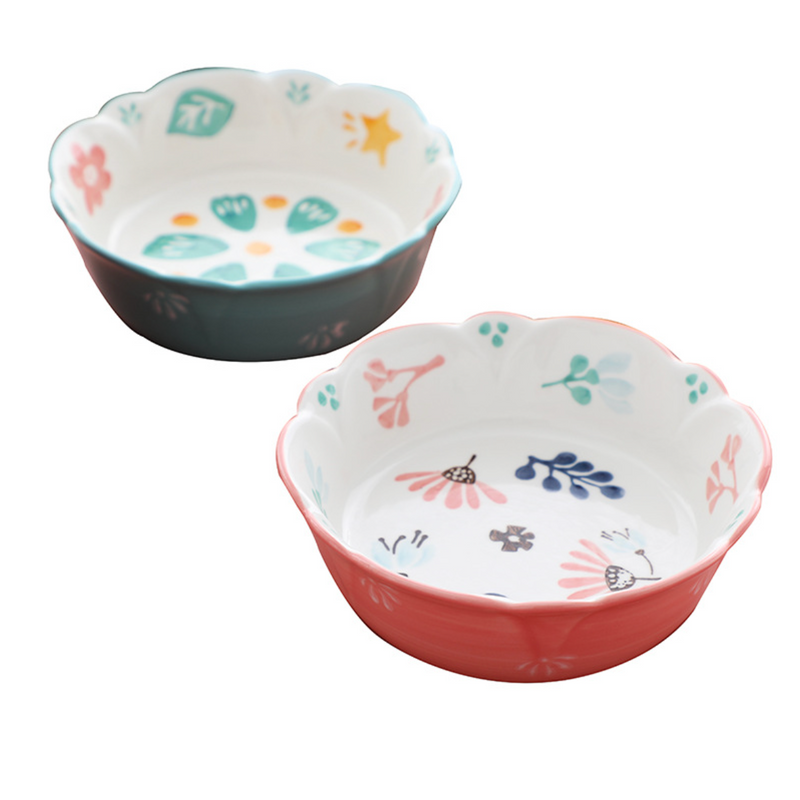 Snack Bowl with Wavy Rim 300 ml - Bowl,ceramic bowl, snack bowls, curry bowl, popcorn bowls | Bowls for dining table & home decor