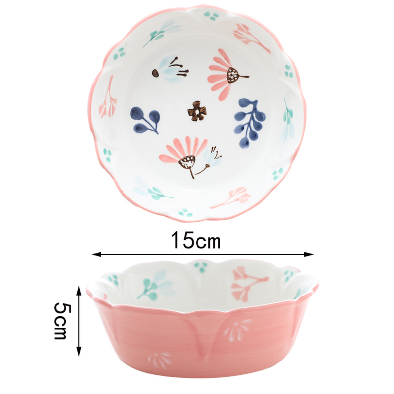 Snack Bowl with Wavy Rim 300 ml - Bowl,ceramic bowl, snack bowls, curry bowl, popcorn bowls | Bowls for dining table & home decor