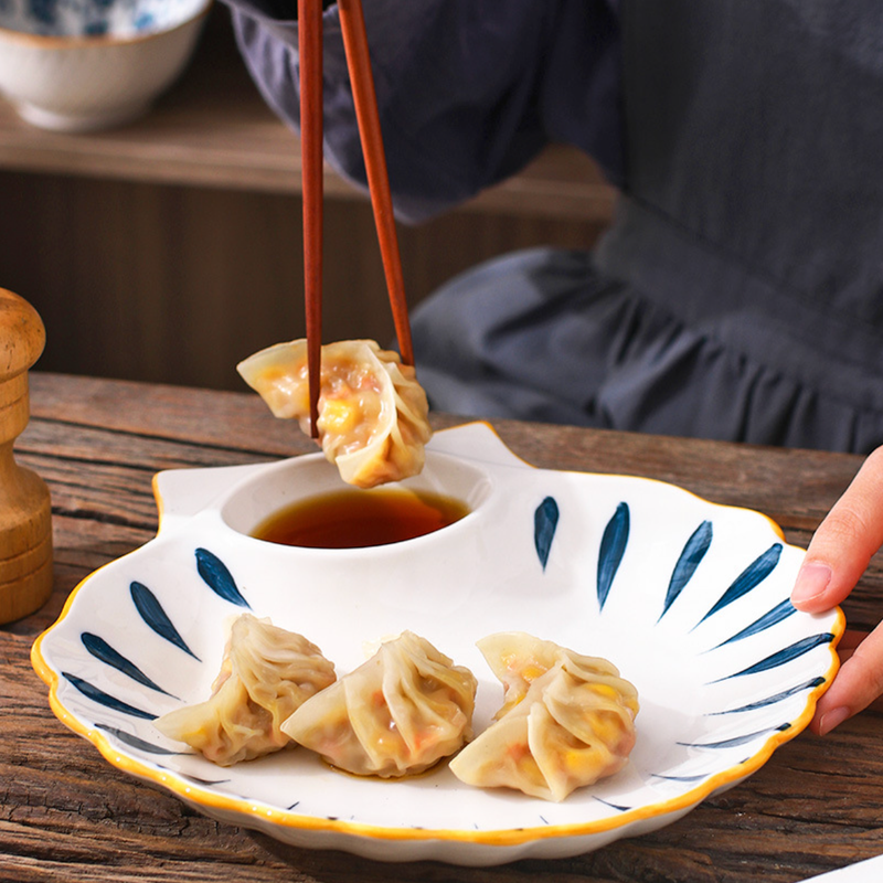 Nitori Shell Section Plate - Serving plate, snack plate, momo plate, plate with compartment | Plates for dining table & home decor