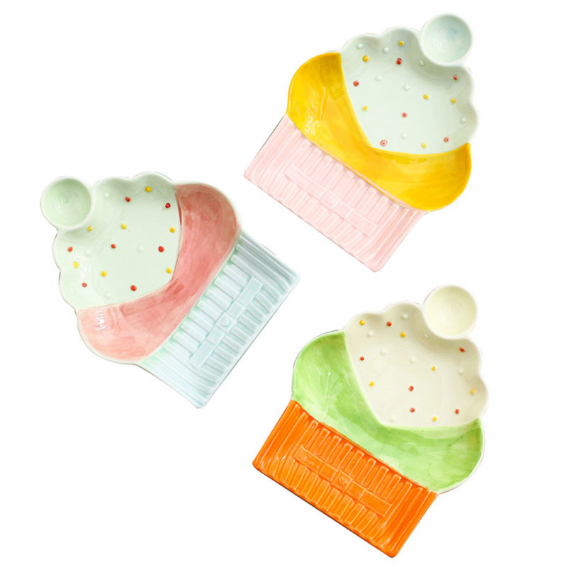 Cupcake Plate - Serving plate, small plate, snacks plates | Plates for dining table & home decor
