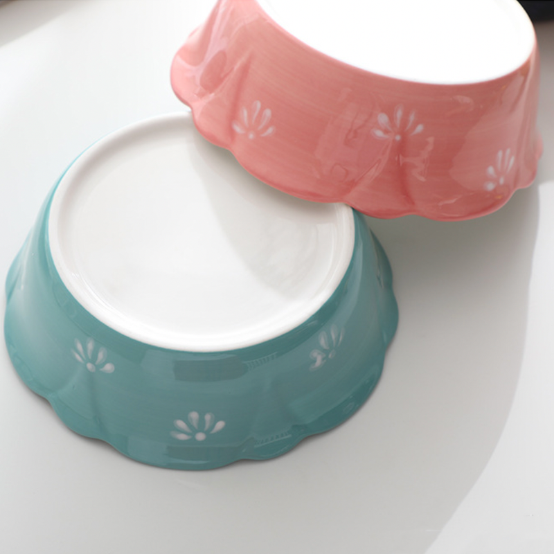 Snack Bowl with Wavy Rim 300 ml - Bowl,ceramic bowl, snack bowls, curry bowl, popcorn bowls | Bowls for dining table & home decor