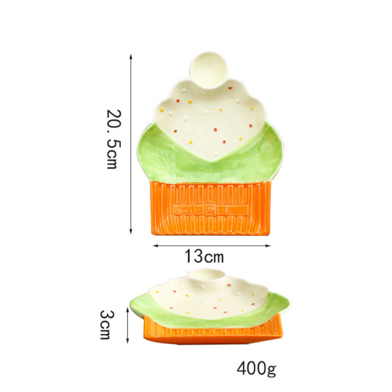 Cupcake Plate - Serving plate, small plate, snacks plates | Plates for dining table & home decor
